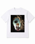 Meme Doll T-Shirt with Dark Humor Grave Scene – 100% Cotton