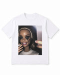 Meme Doll T-Shirt with Smudged Makeup Selfie Vibes – 100% Cotton