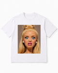 Meme Doll T-Shirt with Funny Disgusted Doll Print – 100% Cotton